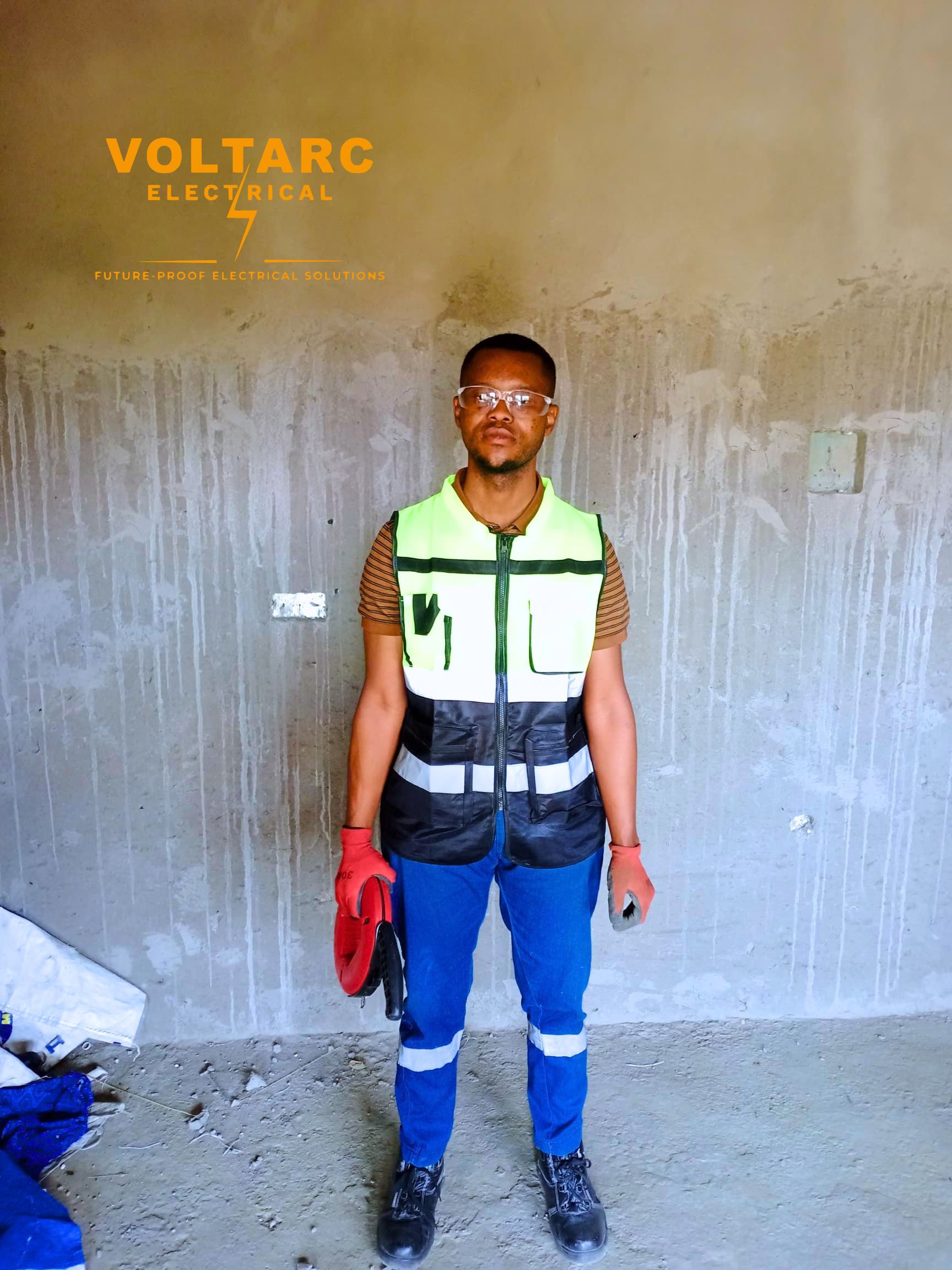 Elisha Musenge, founder and senior electrician at Voltarc Electrical